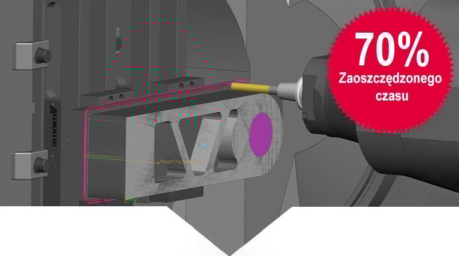 Automatyczne generowanie ścieżek narzędzia - z oprogramowaniem TEBIS CAD/CAM 70% zaoszczędzonego czasu