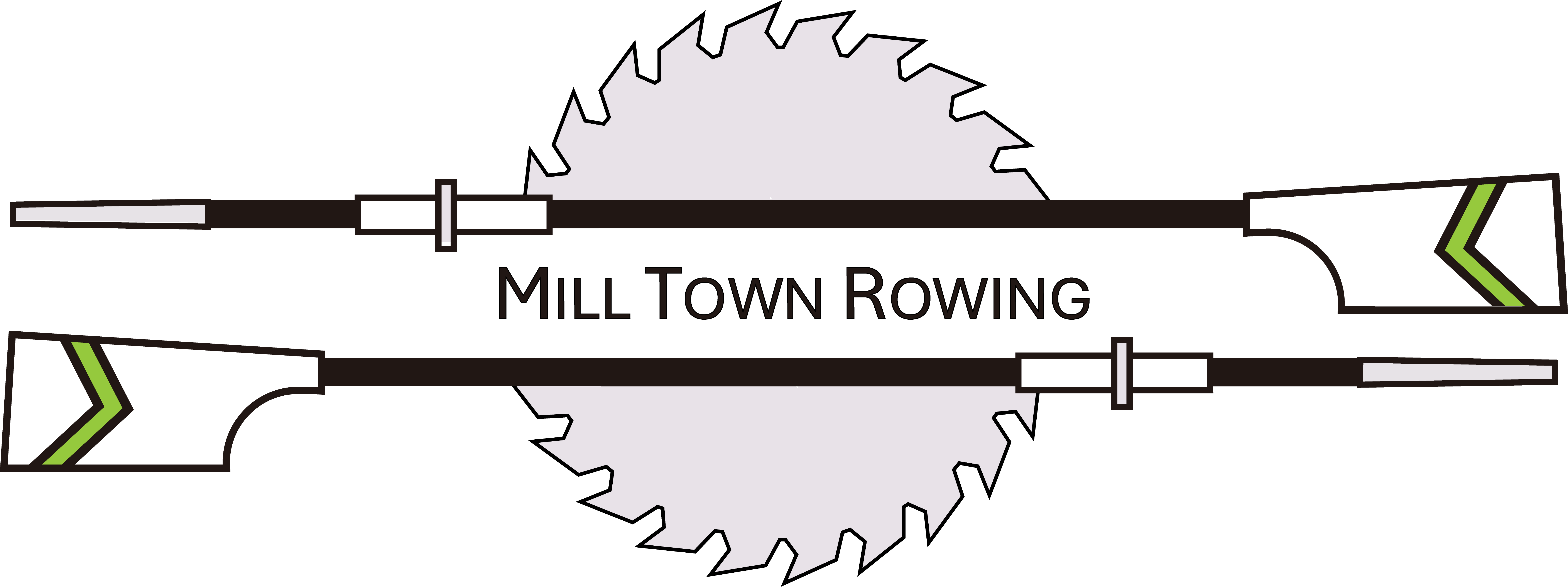 Mill Town Logo and donation link