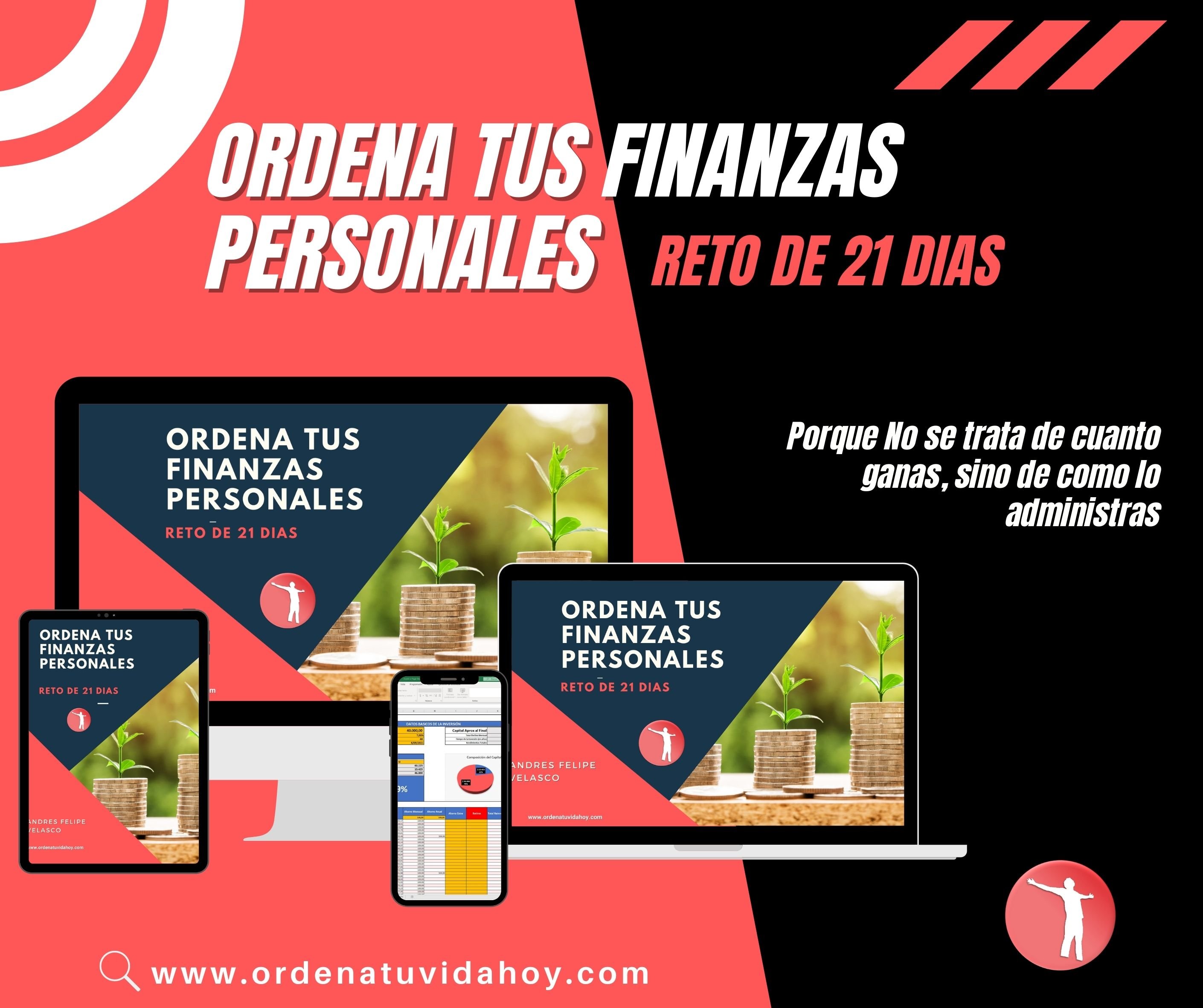 Curso Ordena Tus Finanzas Personales Reto de 21 días