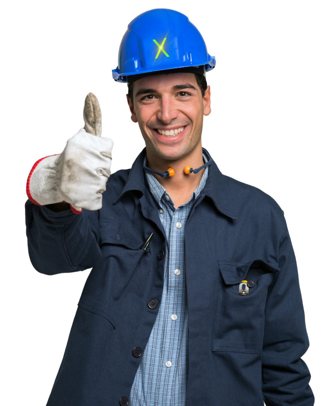 Persona con Casco Next - Energía Solar - Segmentos de Soluciones
