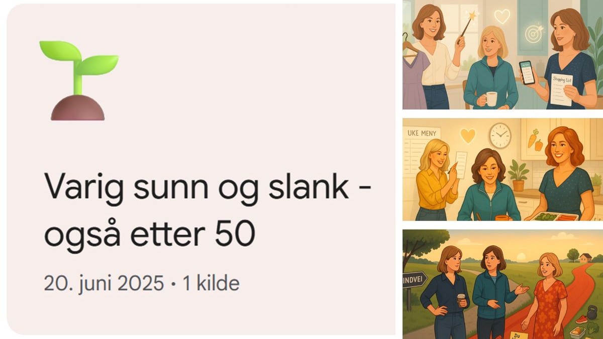 Podcaster til «Varig sunn og slank – også etter 50…»