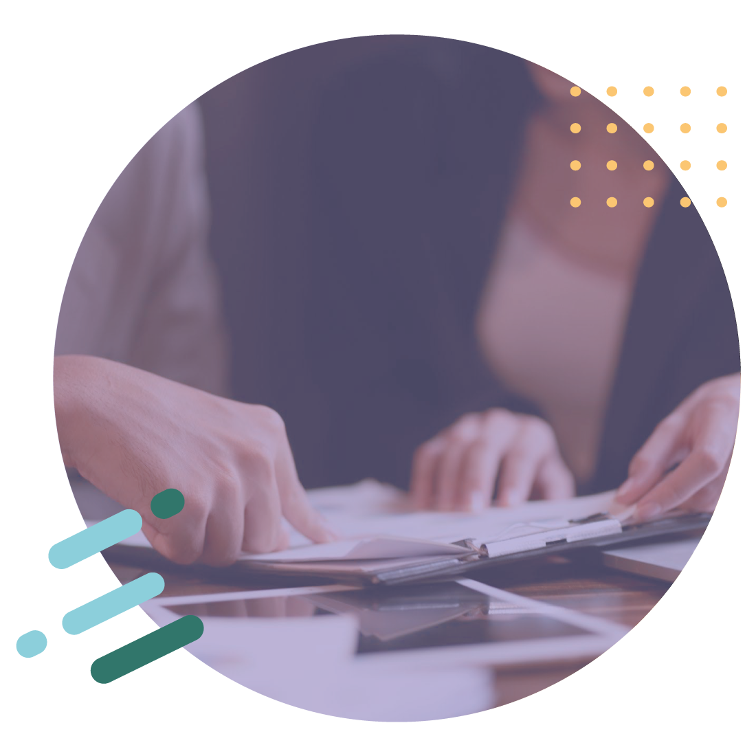 profesionales trabajando