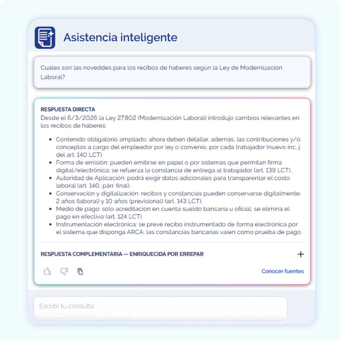 Ejemplo de Chat con Analizador IA