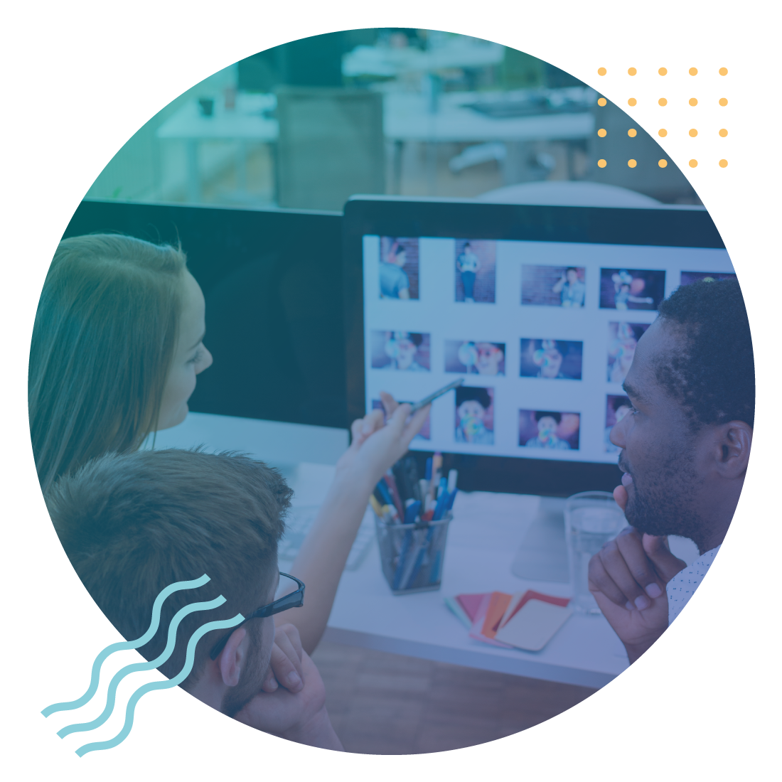 profesionales capacitandose