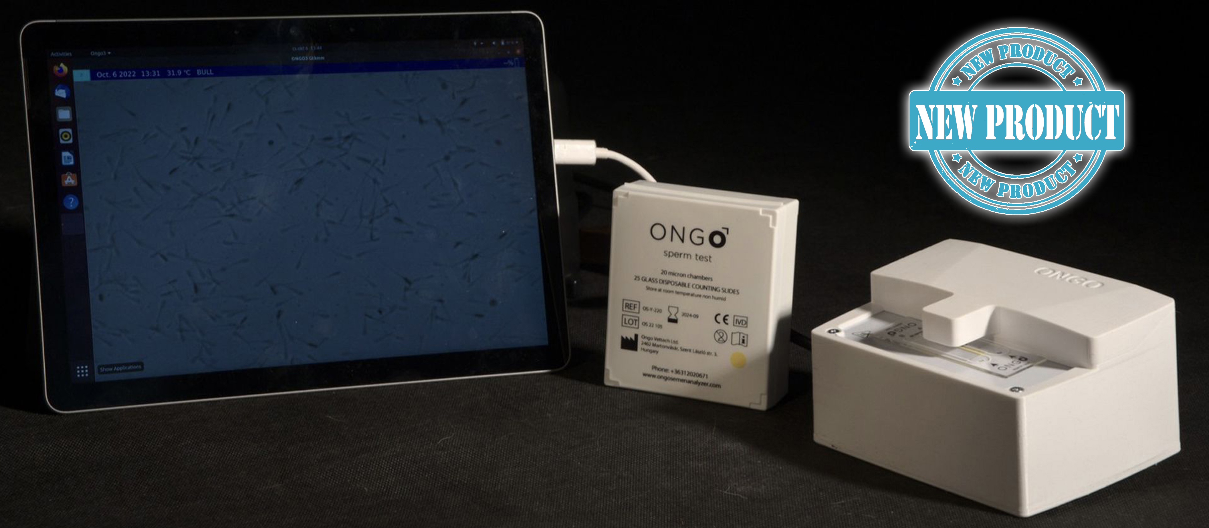 Portable Sperm analysing unit from www.ongovettech.com - Fourth Slide