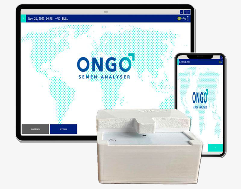 Mobile Semen Analyser on android tablet and smartphone from www.ongovettech.com - ONGO VISION