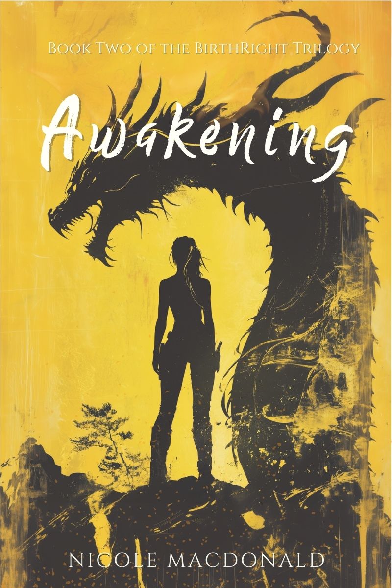 Cover of Awakening by Nicole MacDonald, epic portal fantasy novel