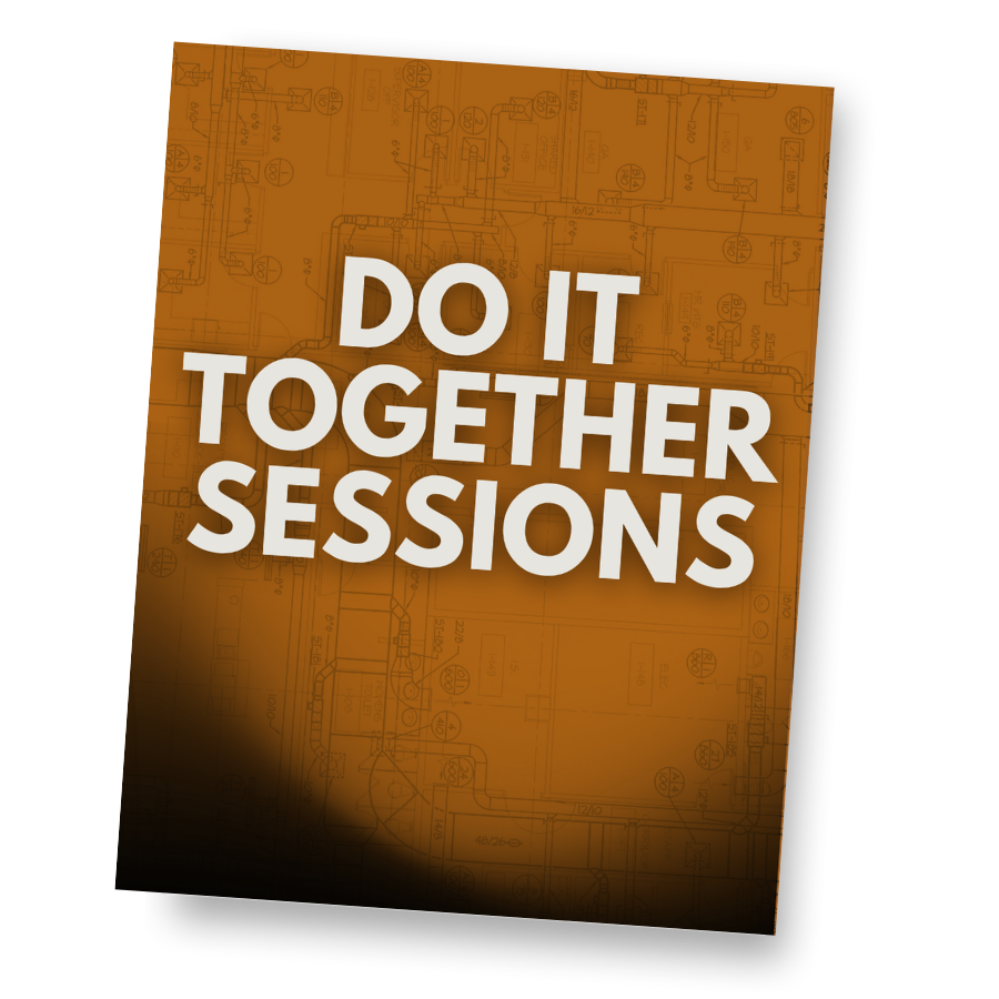 “Do It Together Sessions” blueprint graphic — collaborative mindset coaching and lifestyle strategy for ambitious Black women, corporate baddies, and boss babes redefining success in their soft girl era.