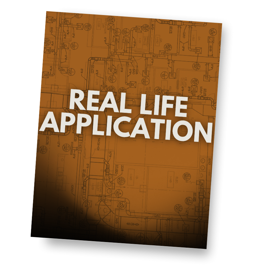 “Real Life Application” blueprint-style graphic — mindset and lifestyle coaching tools designed for strong Black women, boss babes, and corporate baddies seeking soft life transformation through practical support.