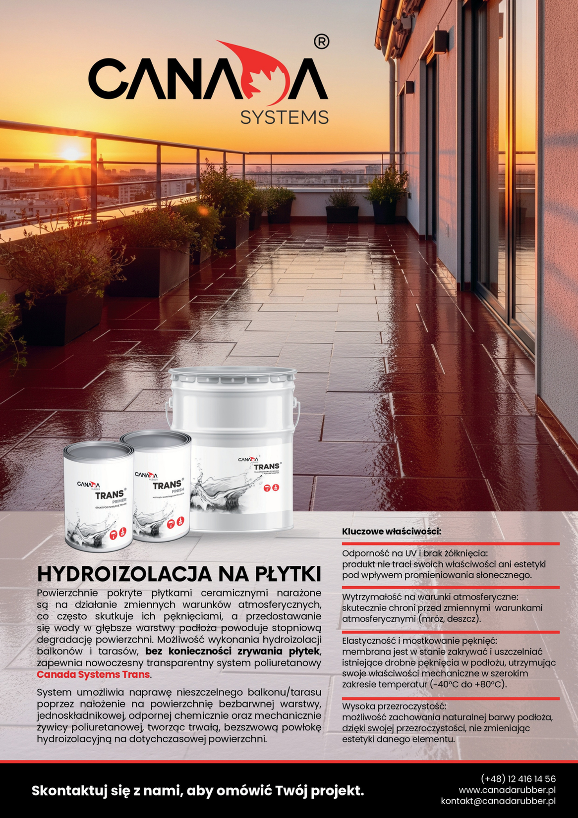 Poznaj niezawodną membranę na taras lub balkon