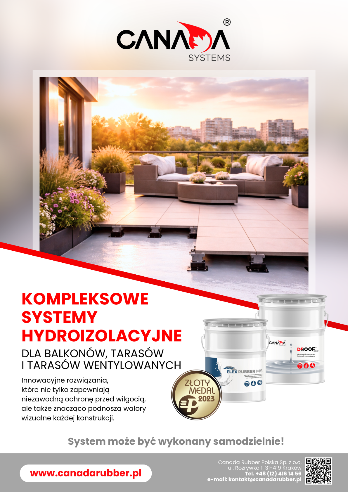 Poznaj niezawodną membranę na taras lub balkon