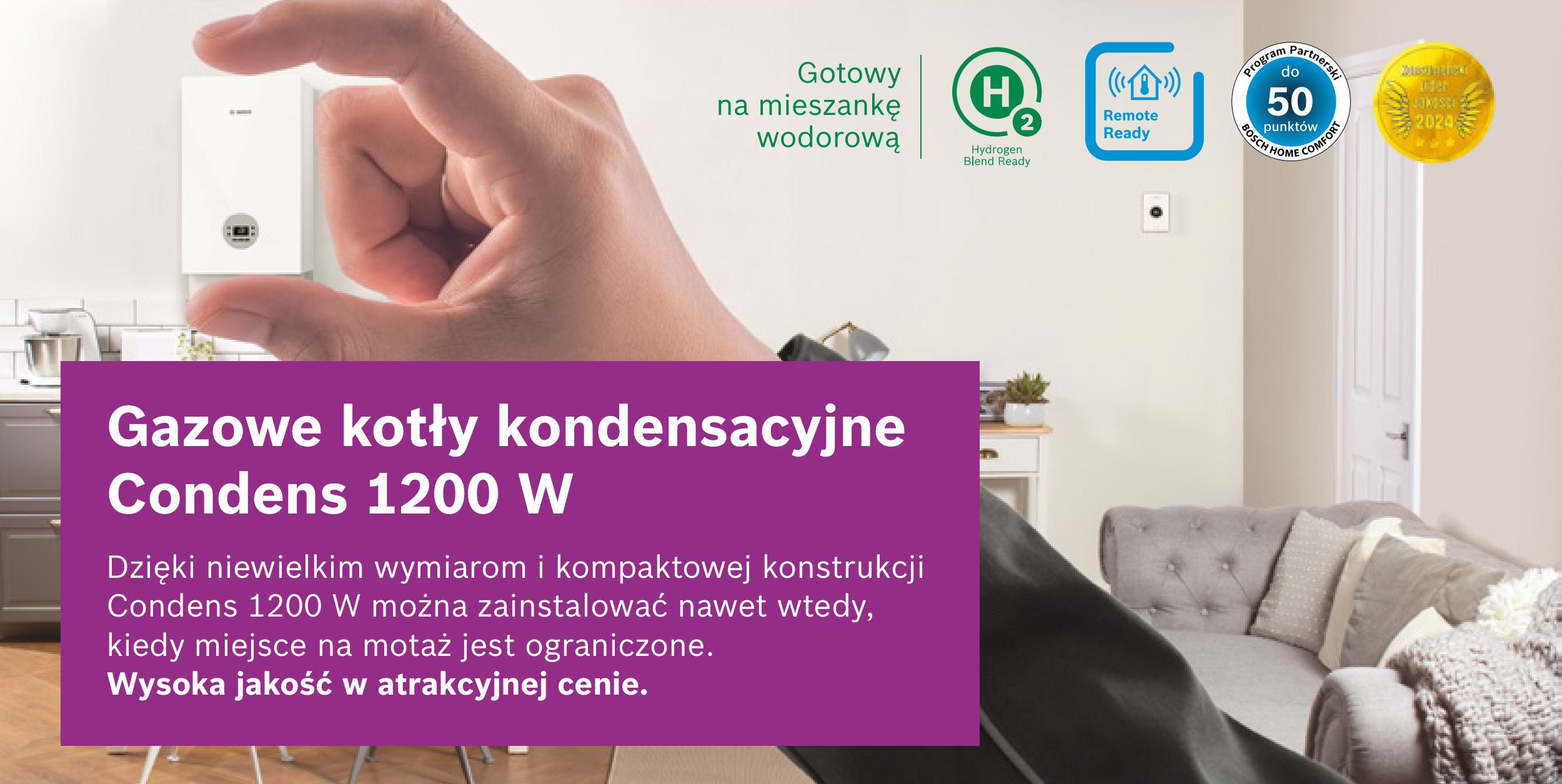 Gazowe kotły kondensacyjne Condens 1200 W