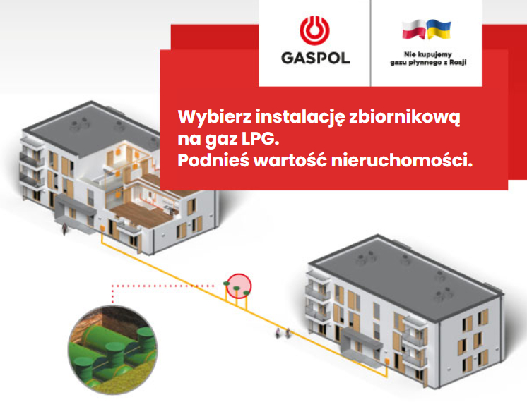 Wybierz instalację zbiornikową na gaz LPG. Podnieś wartość nieruchomości.