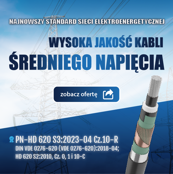 Wysoka jakość kabli średniego napięcia