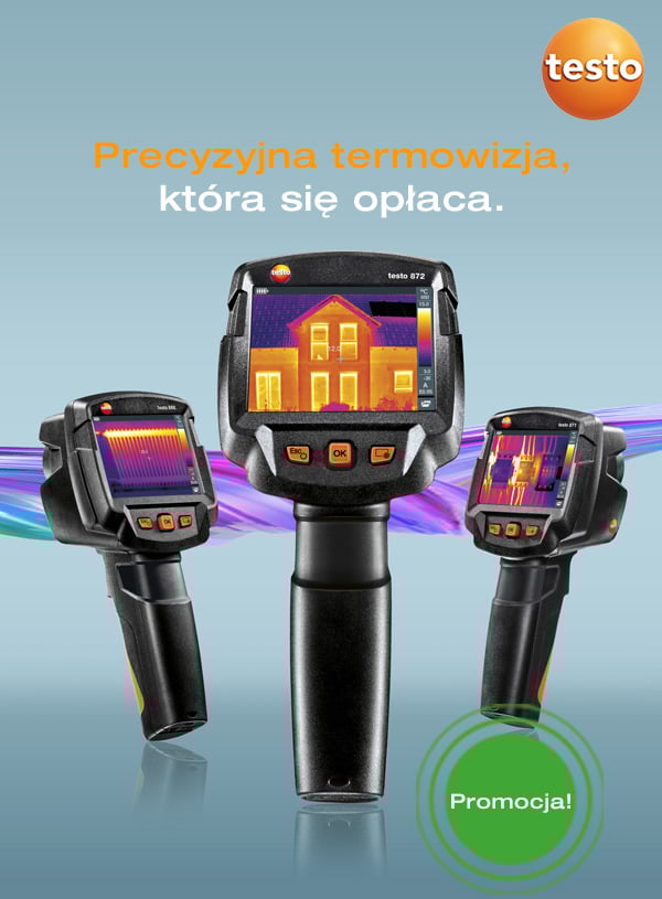 Kamery termowizyjne Testo w cenach promocyjnych