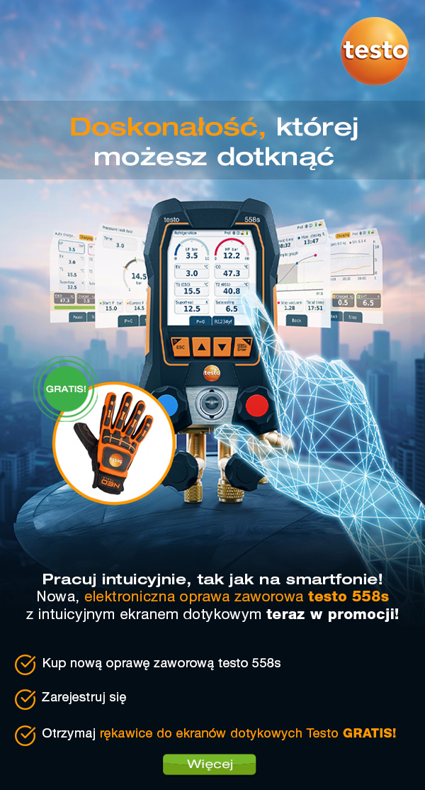 Nowa elektroniczna oprawa zaworowa testo 558s