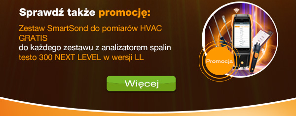 Zestawy z analizatorem spalin testo 300 NEXT LEVEL