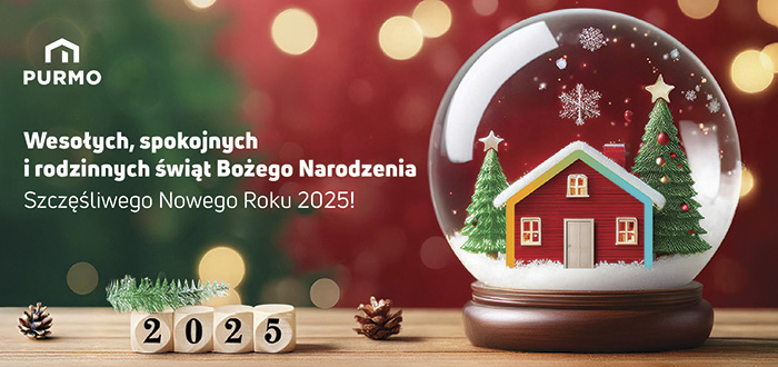 Wesołych, spokojnych i rodzinnych Świąt Bożego Narodzenia życzy Purmo