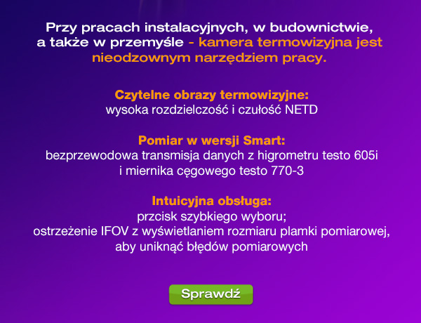 Kamera termowizyjna nieodzownym narz�dziem pracy