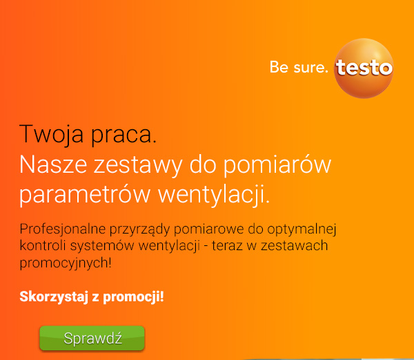 Zestawy do pomiarow parametrow wentylacji
