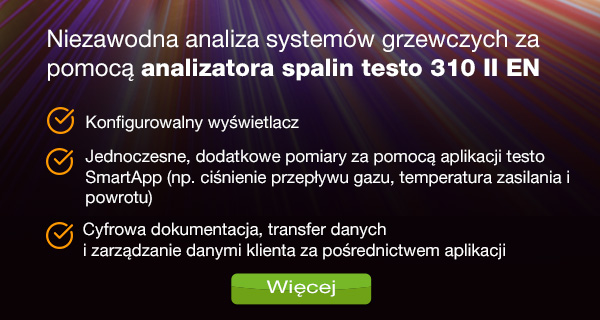 Analizator spalin testo 310 II EN