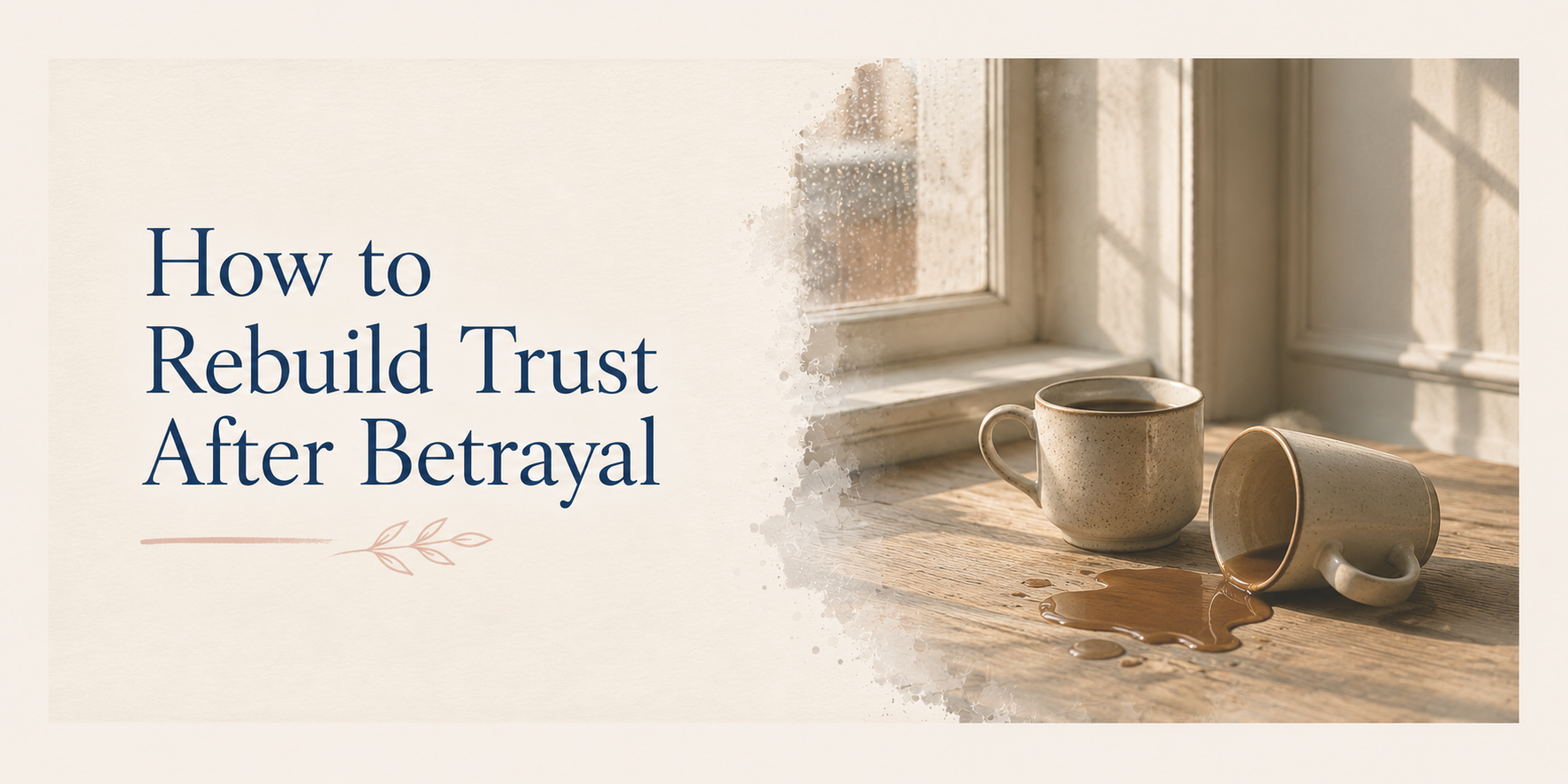 How to Rebuild Trust After Betrayal
