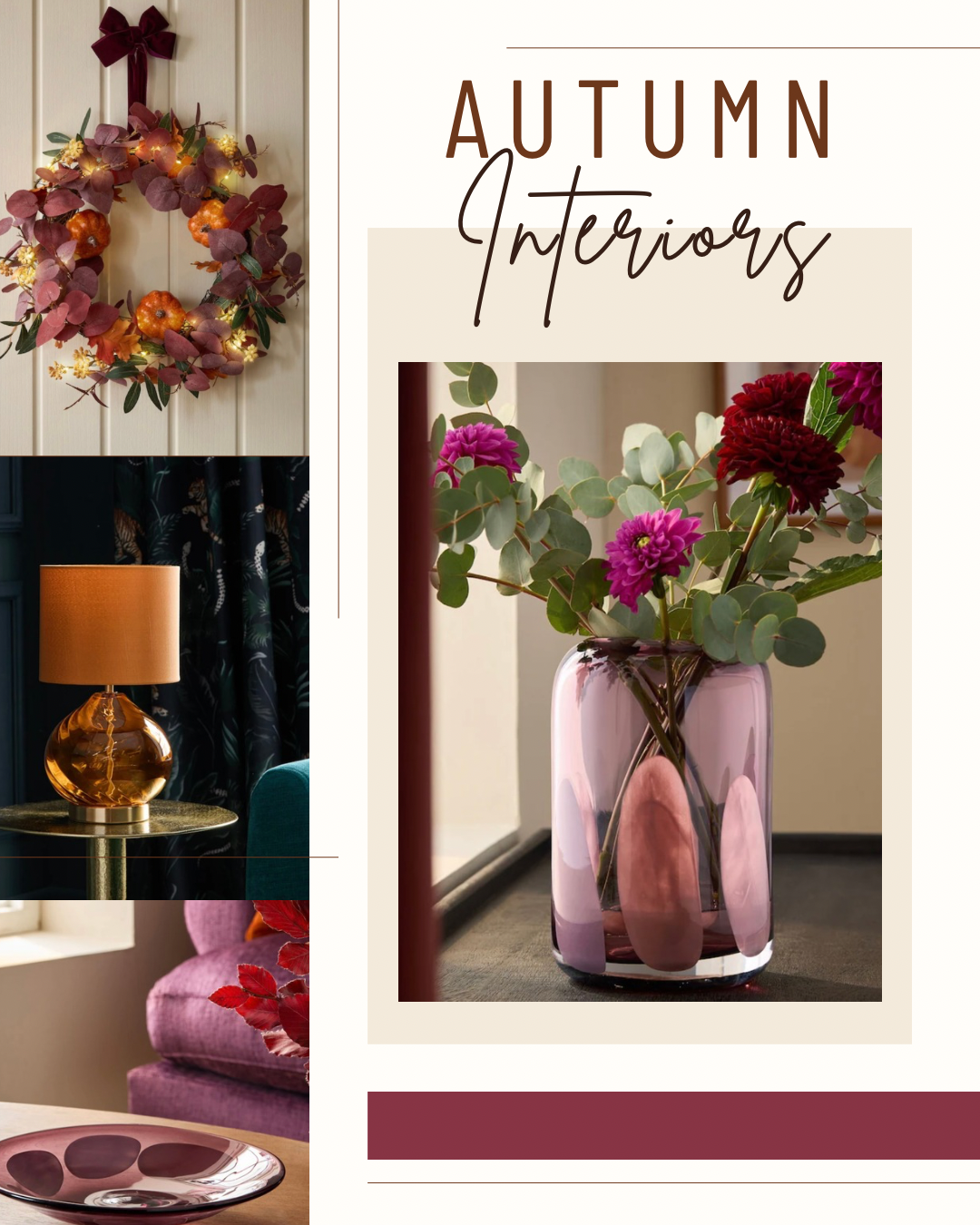 A Modern Autumn Glow, Styling Your Home with Rich Colour and Seasonal Charm