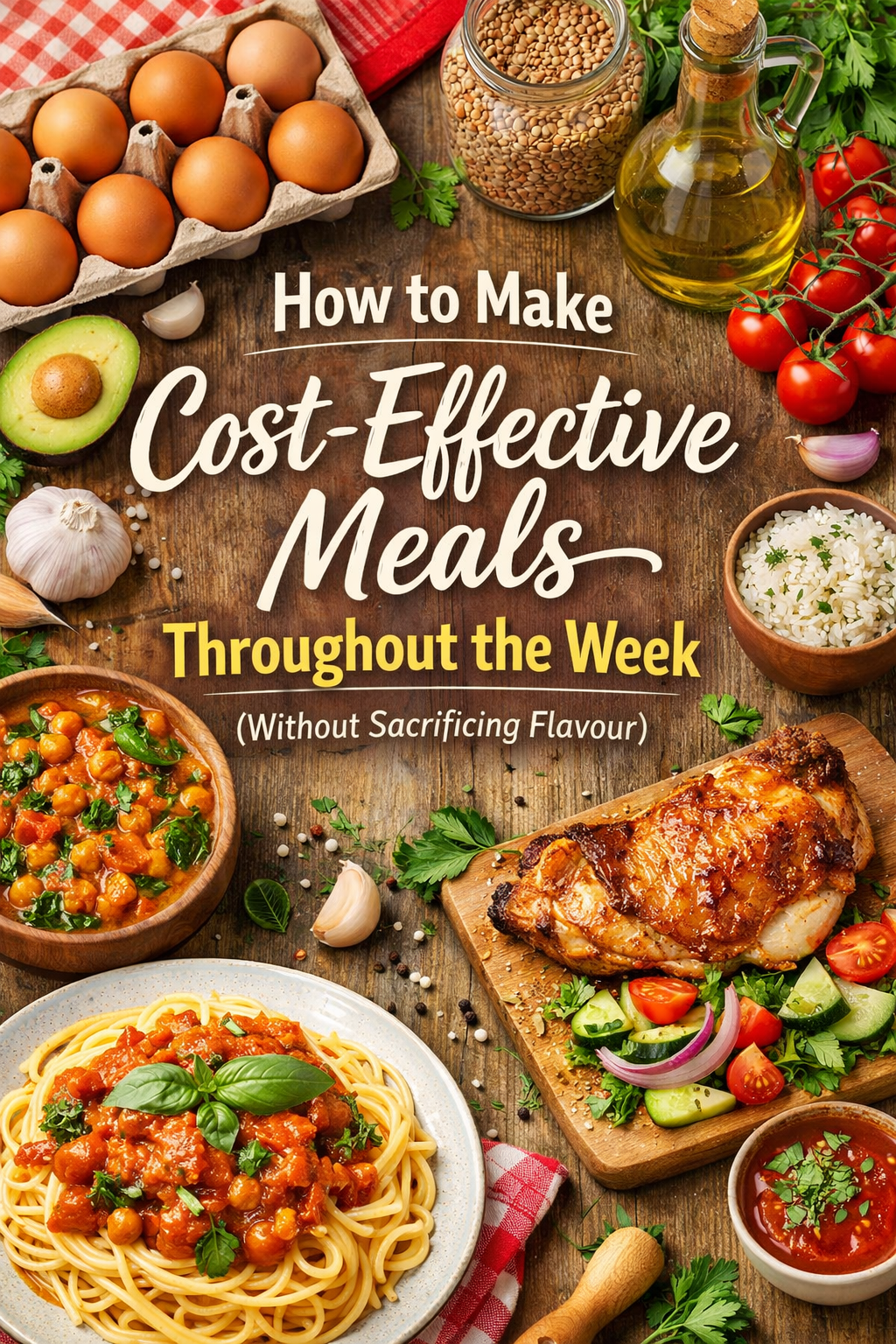How to Make Cost-Effective Meals Throughout the Week (Without Sacrificing Flavour)