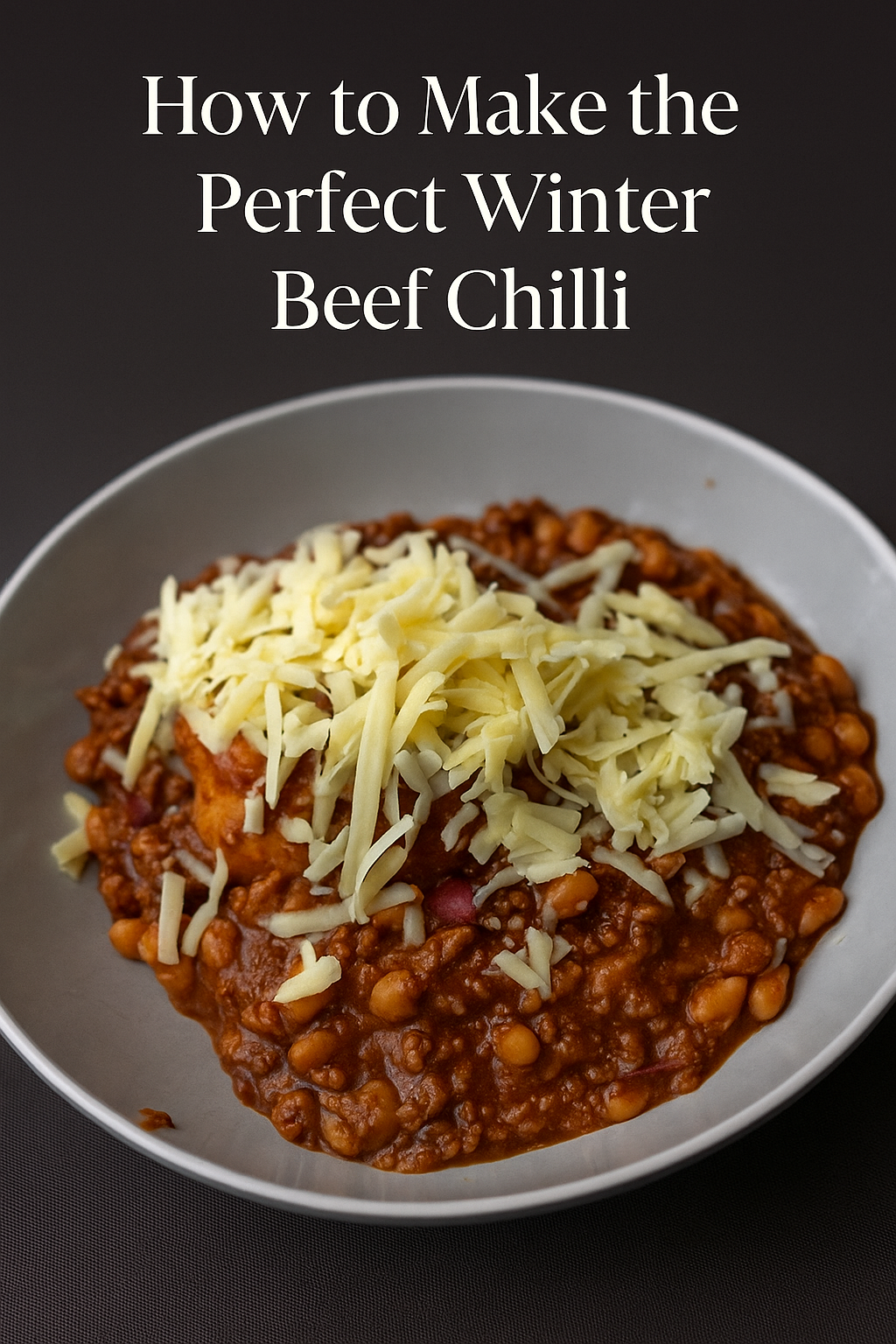 How to Make the Perfect Winter Beef Chilli