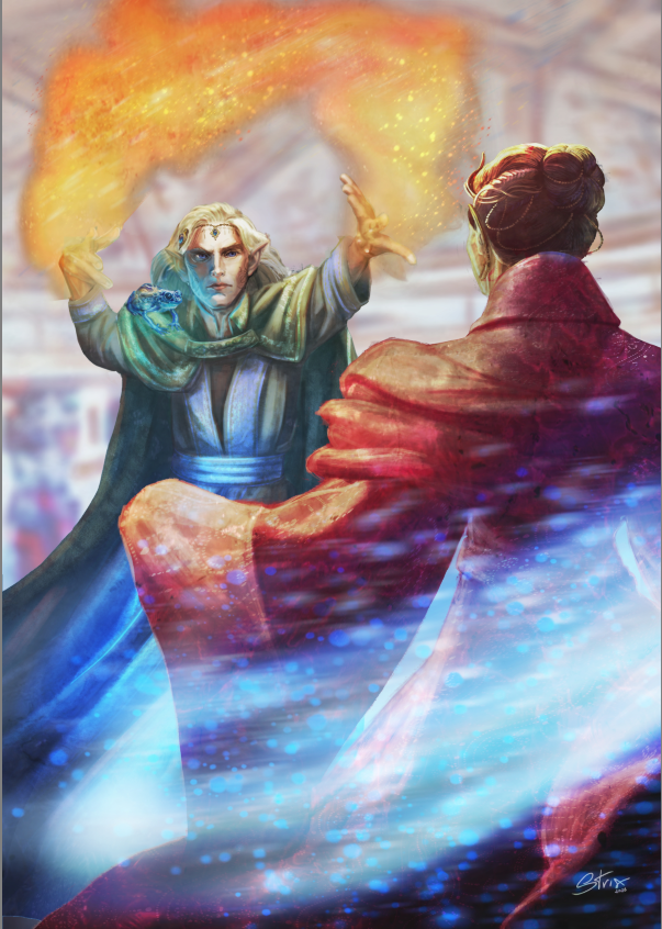 Fantasy illustration by SM Marenco