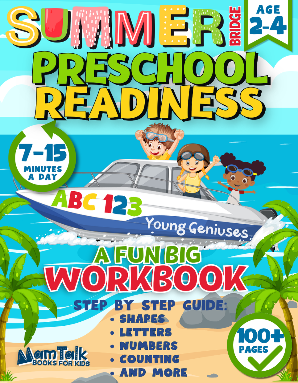 Preschool Summer Prep Readiness Book by MamTalk Publishing on Amazon