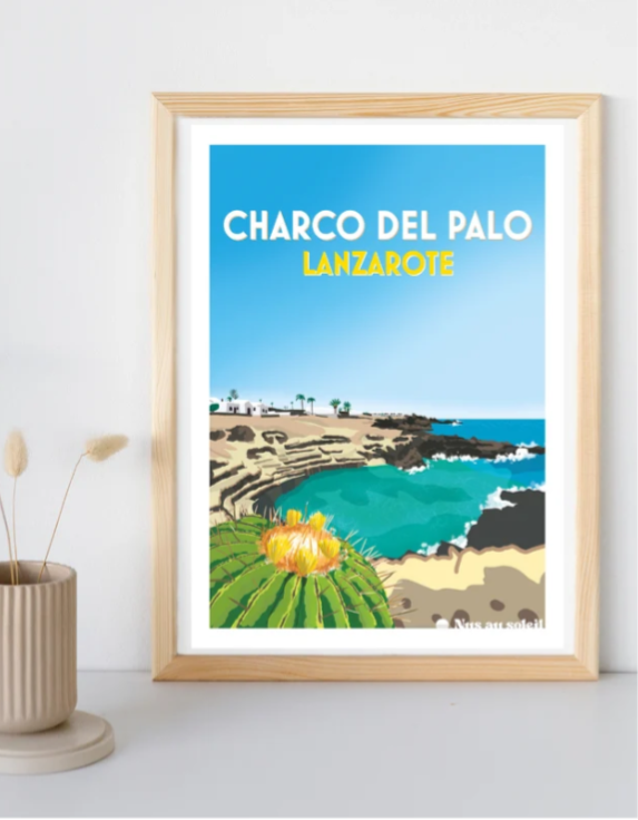 Affiche Charco del Palo Lanzarote