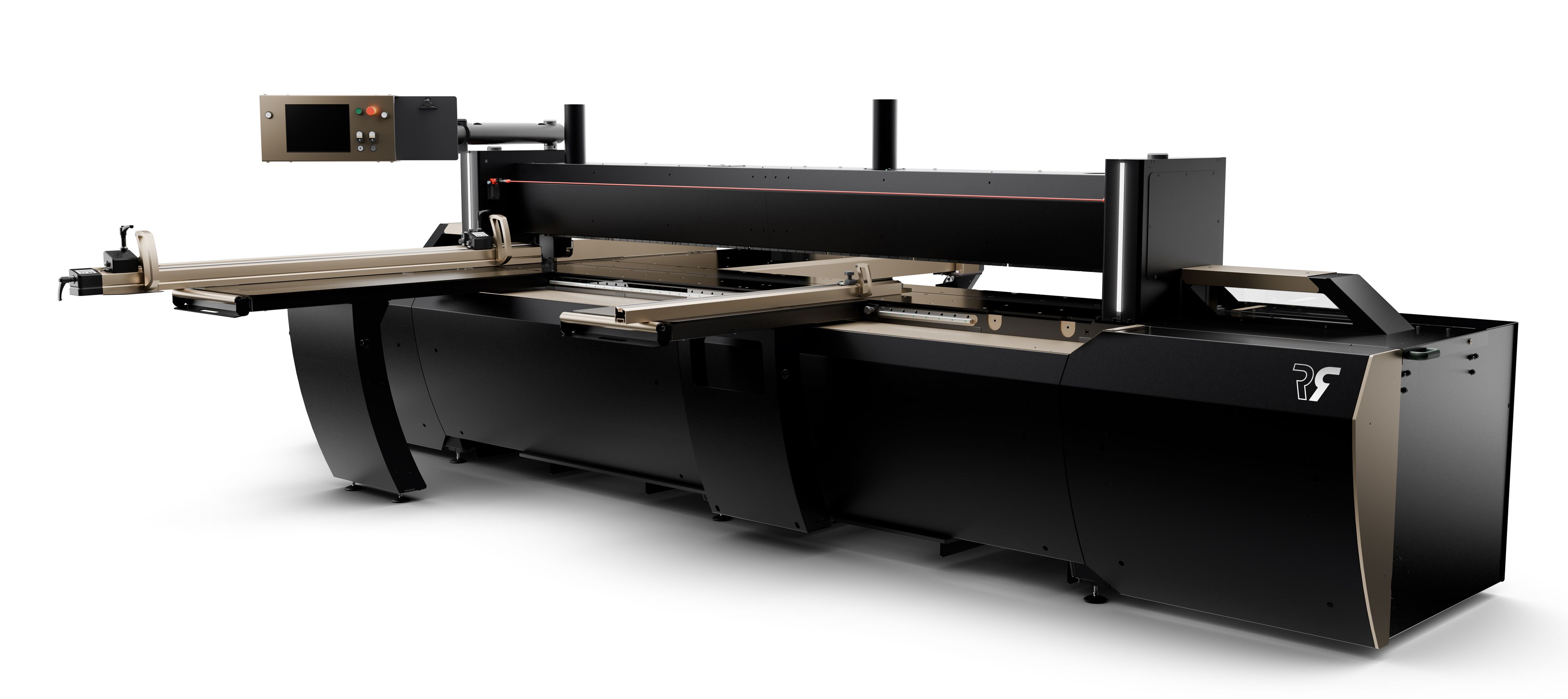 Robland BZ400 opdeelzaag met drukbalk, Acurat label
