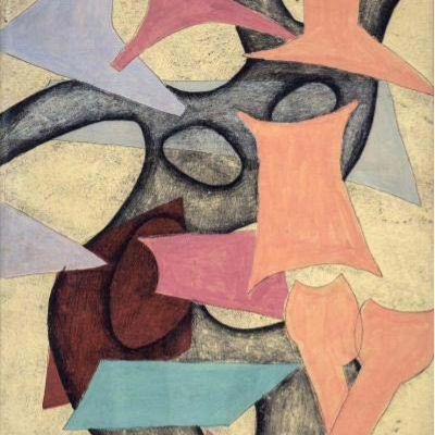 Kadr z filmu przedstawiający postać kobiecą stojącą przy mikrofonie.