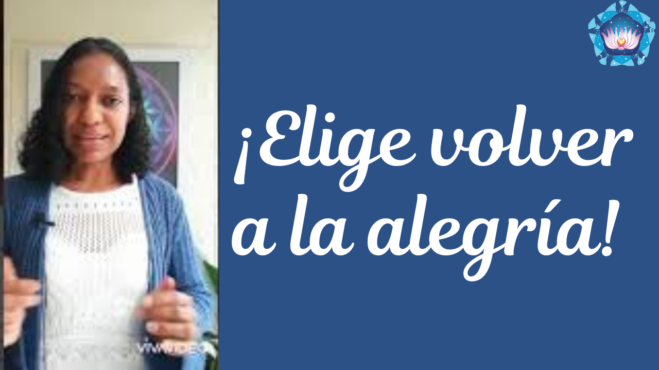 Volver a la alegría