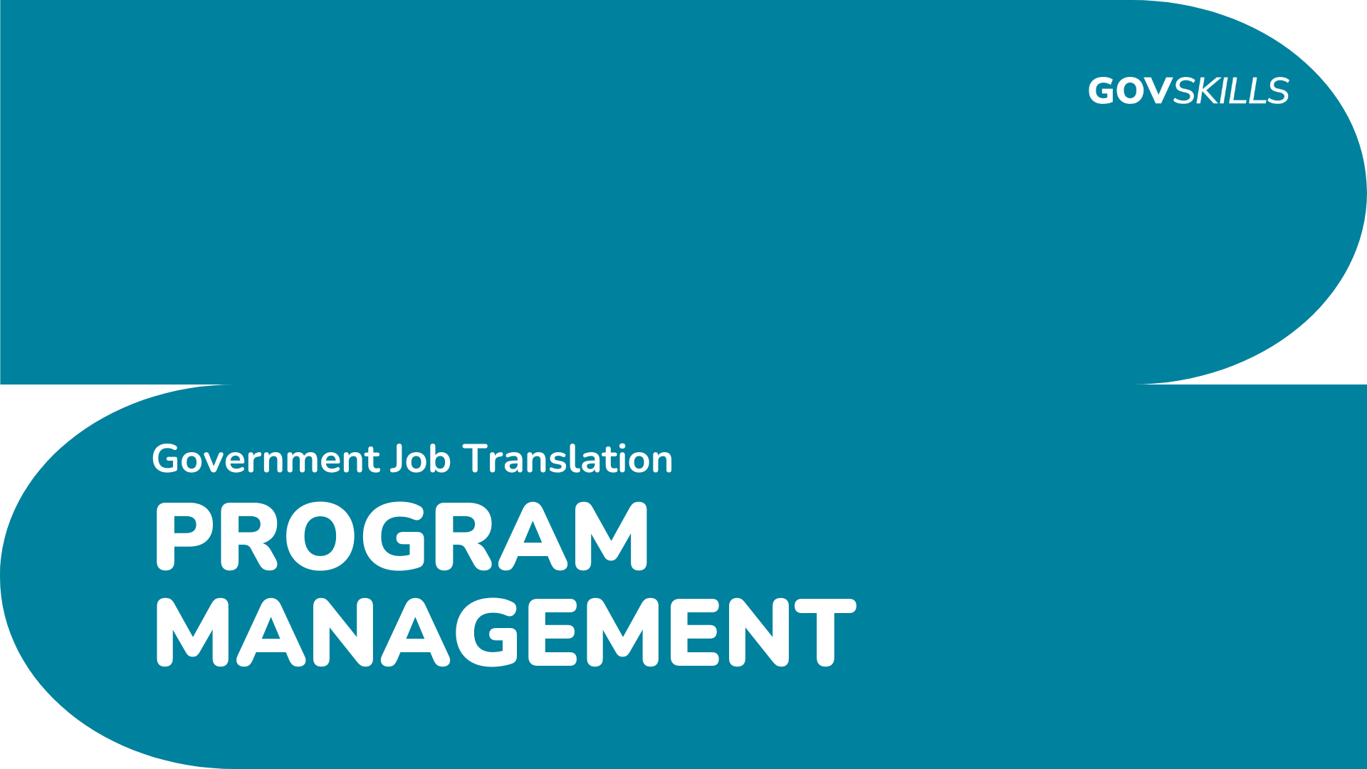 Job Translation: Program Management