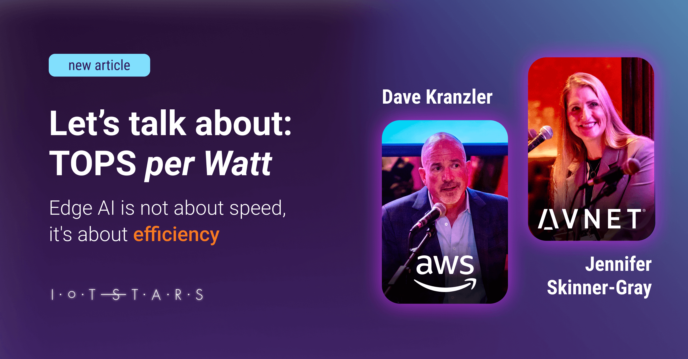 Stop talking about TOPS, start talking about TOPS per Watt