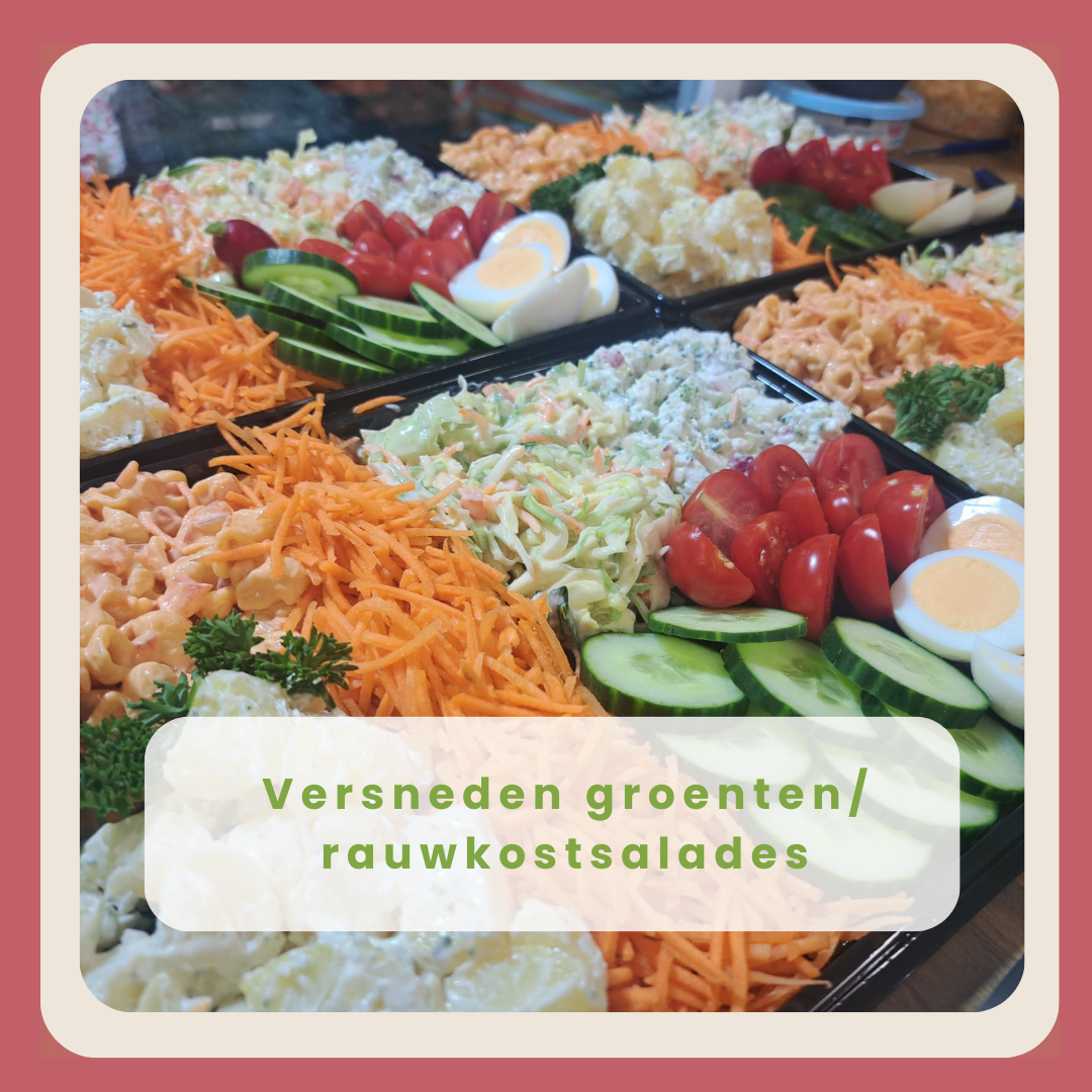 Versneden groenten/rauwkostsalades