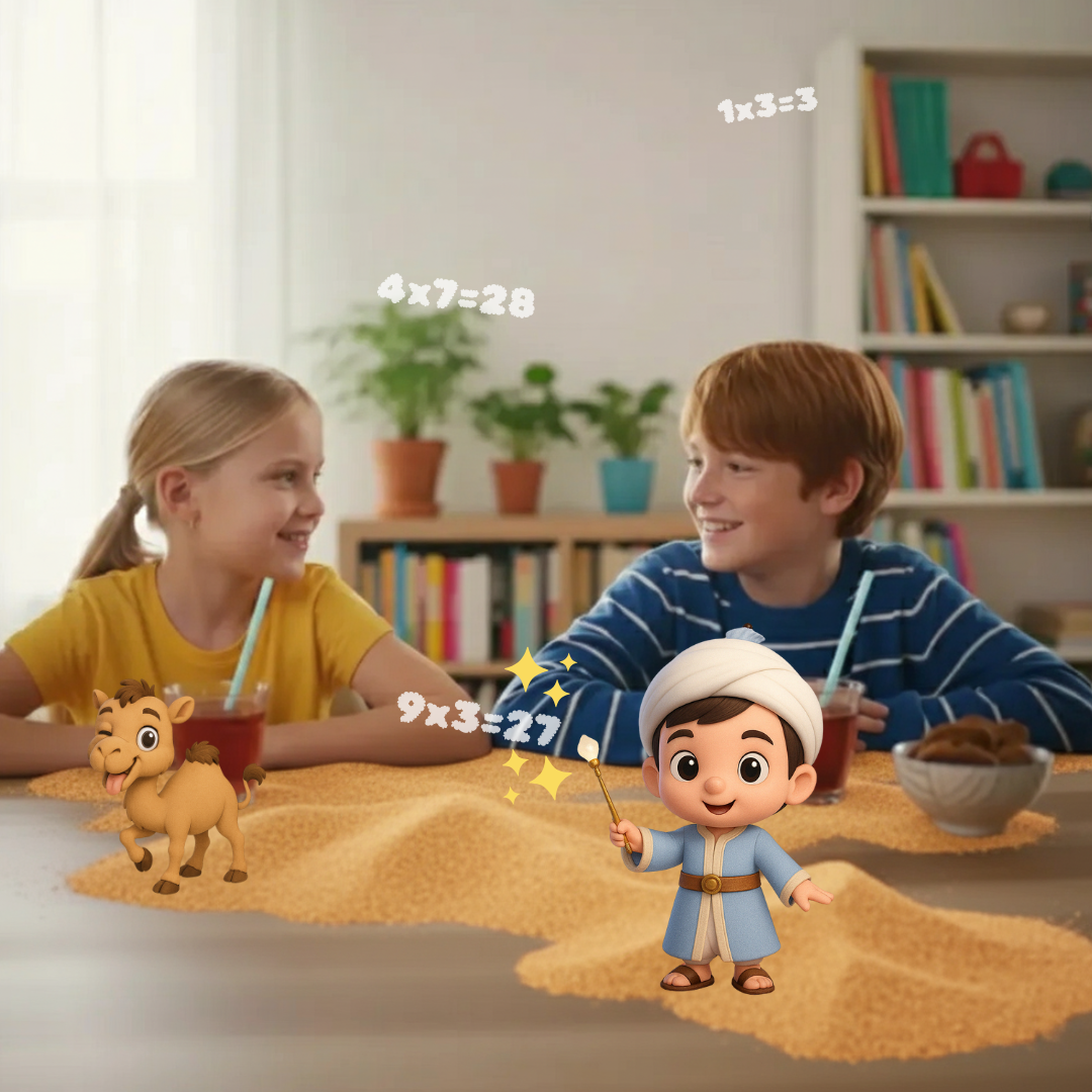 Kinderen oefenen tafels in groep 4 en 5 met Tobias de rekentovenaar