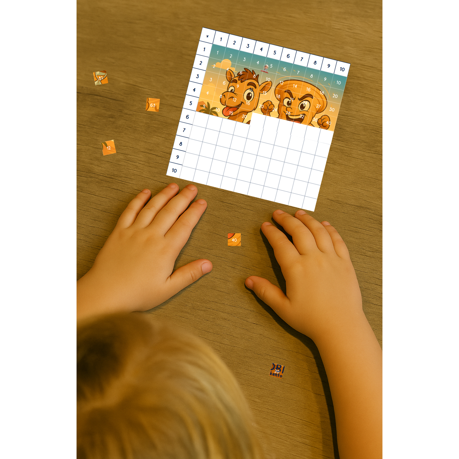 Kinderen uit groep 4 en groep 5 oefenen tafels met speelse flitskaarten – tafels oefenen wordt leuk met spelletjes