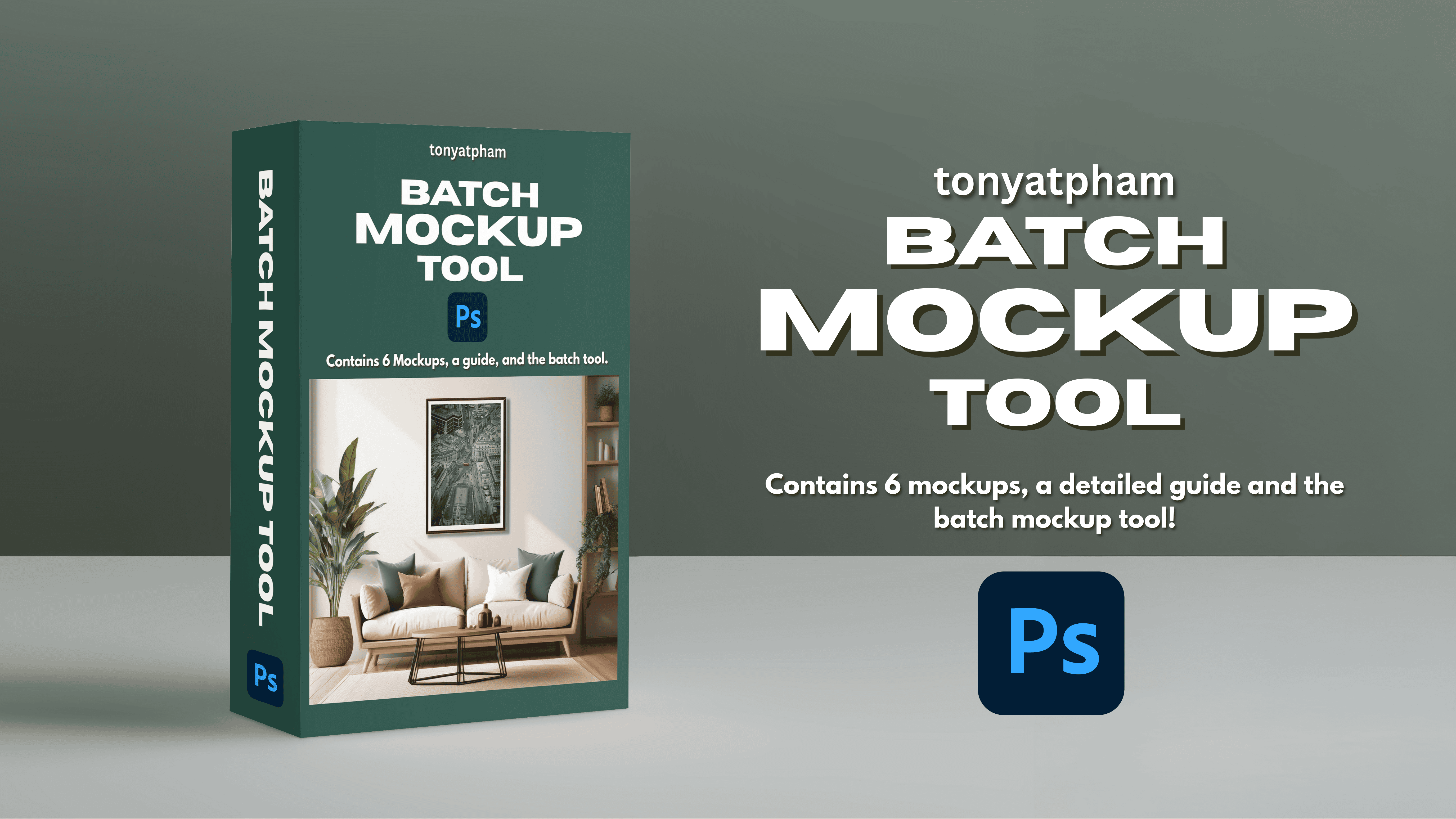 photoshop batch mockup script tool for etsy and e-commerce marketing