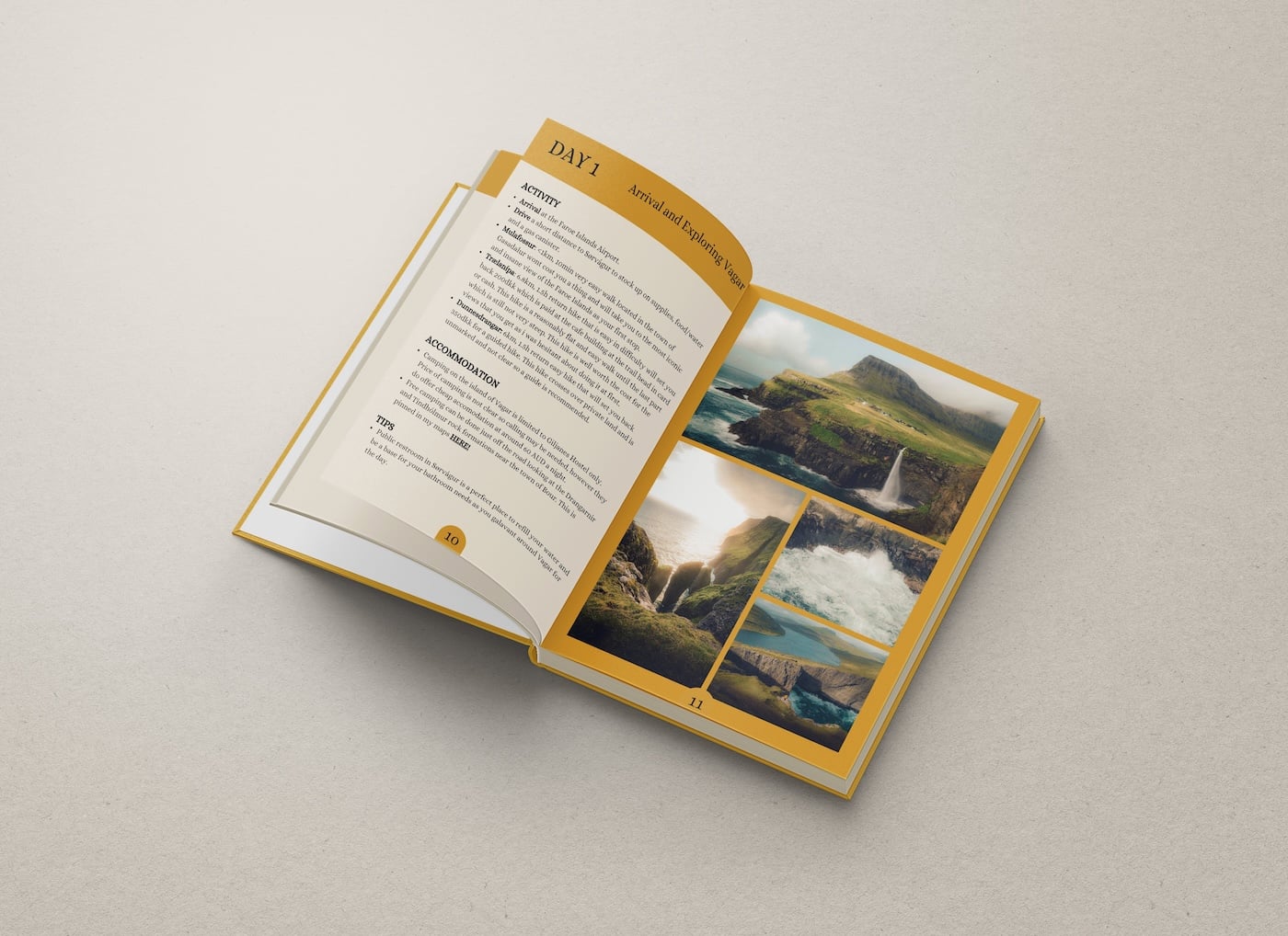 faroe islands road trip digital travel guide with pinned google maps and notion travel template