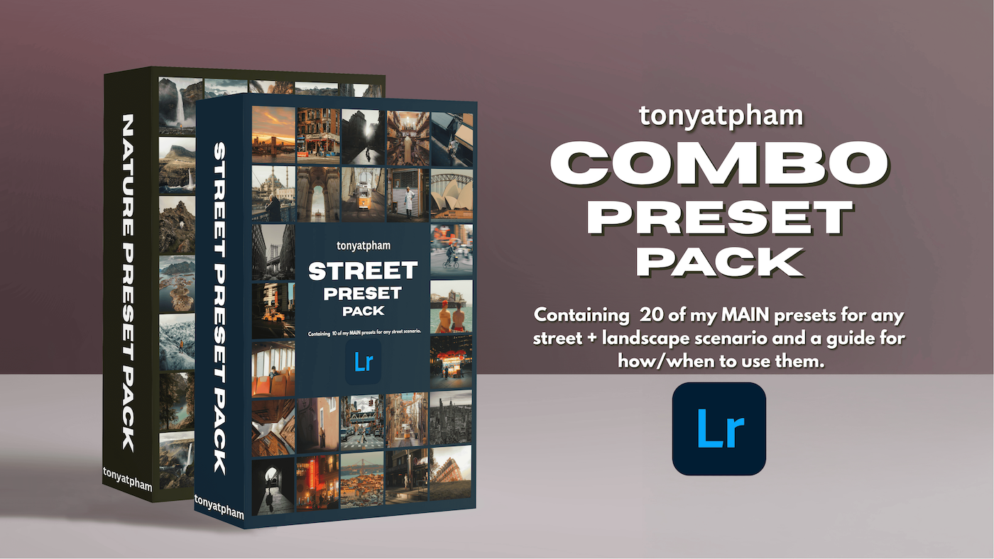tonyatpham lightroom combo street nature preset pack