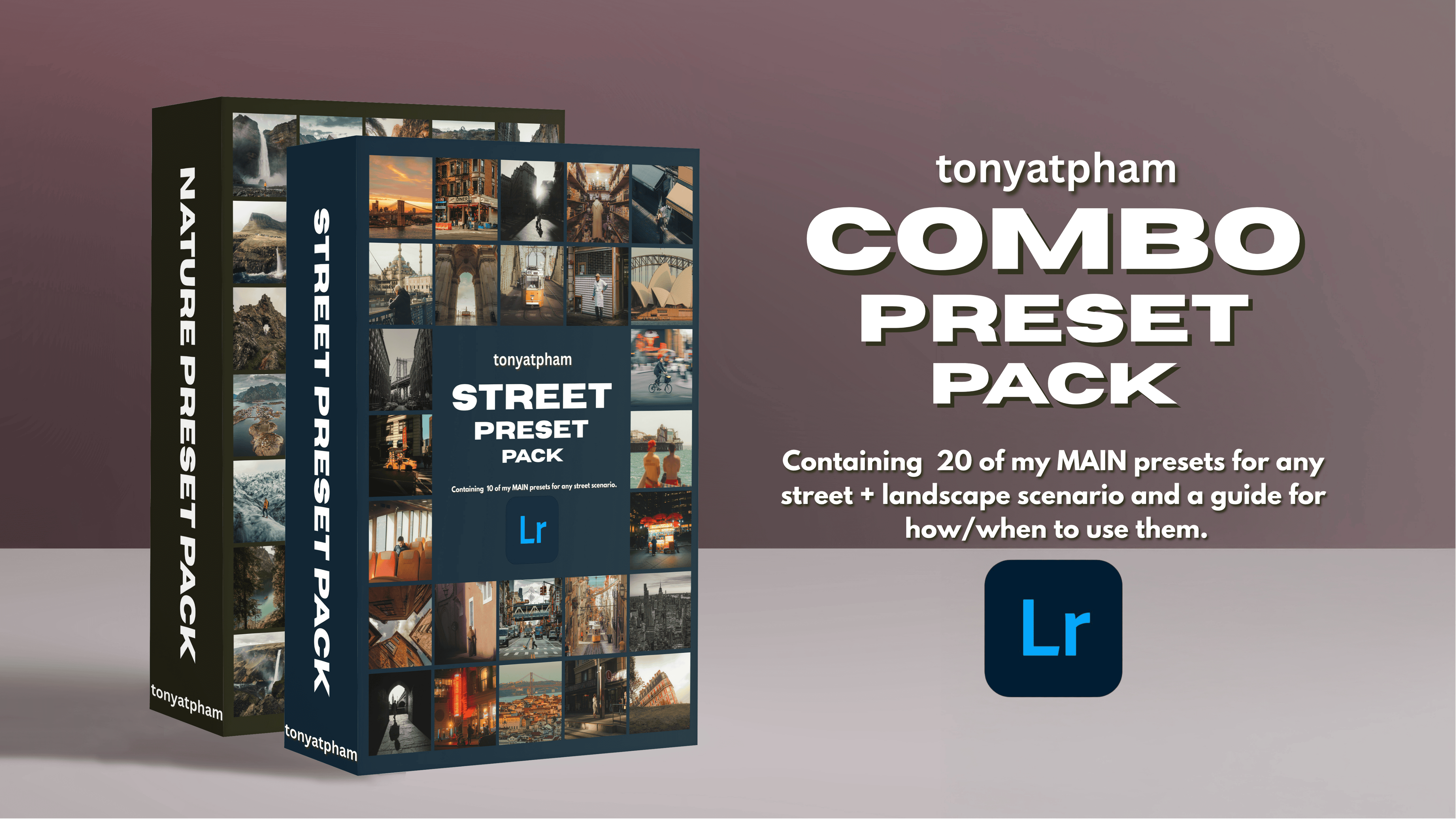 tonyatpham lightroom combo street nature preset pack