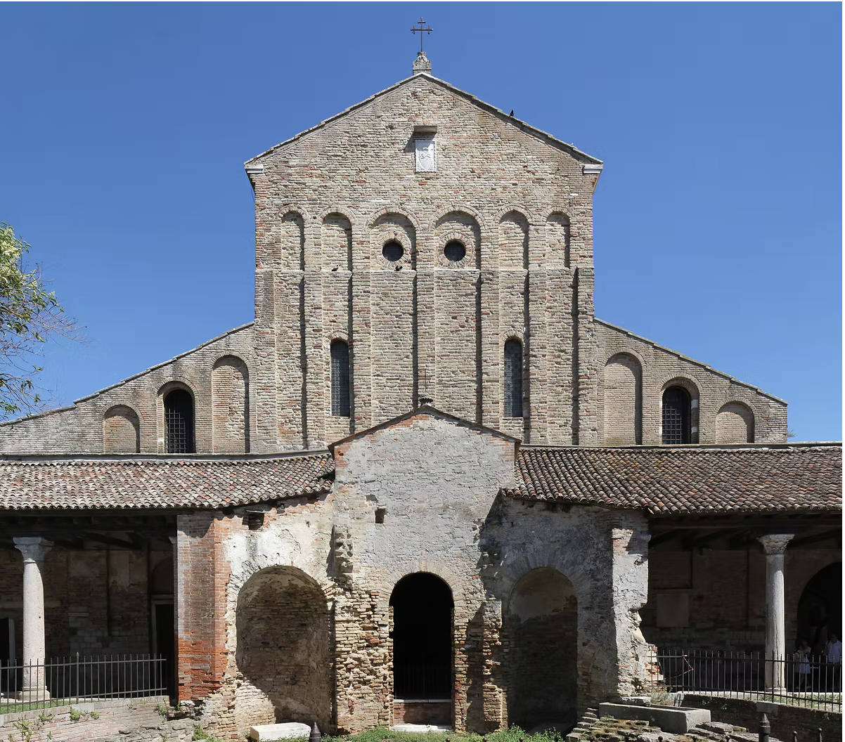 Front view of the Patriarchal Basilica of Aquileia