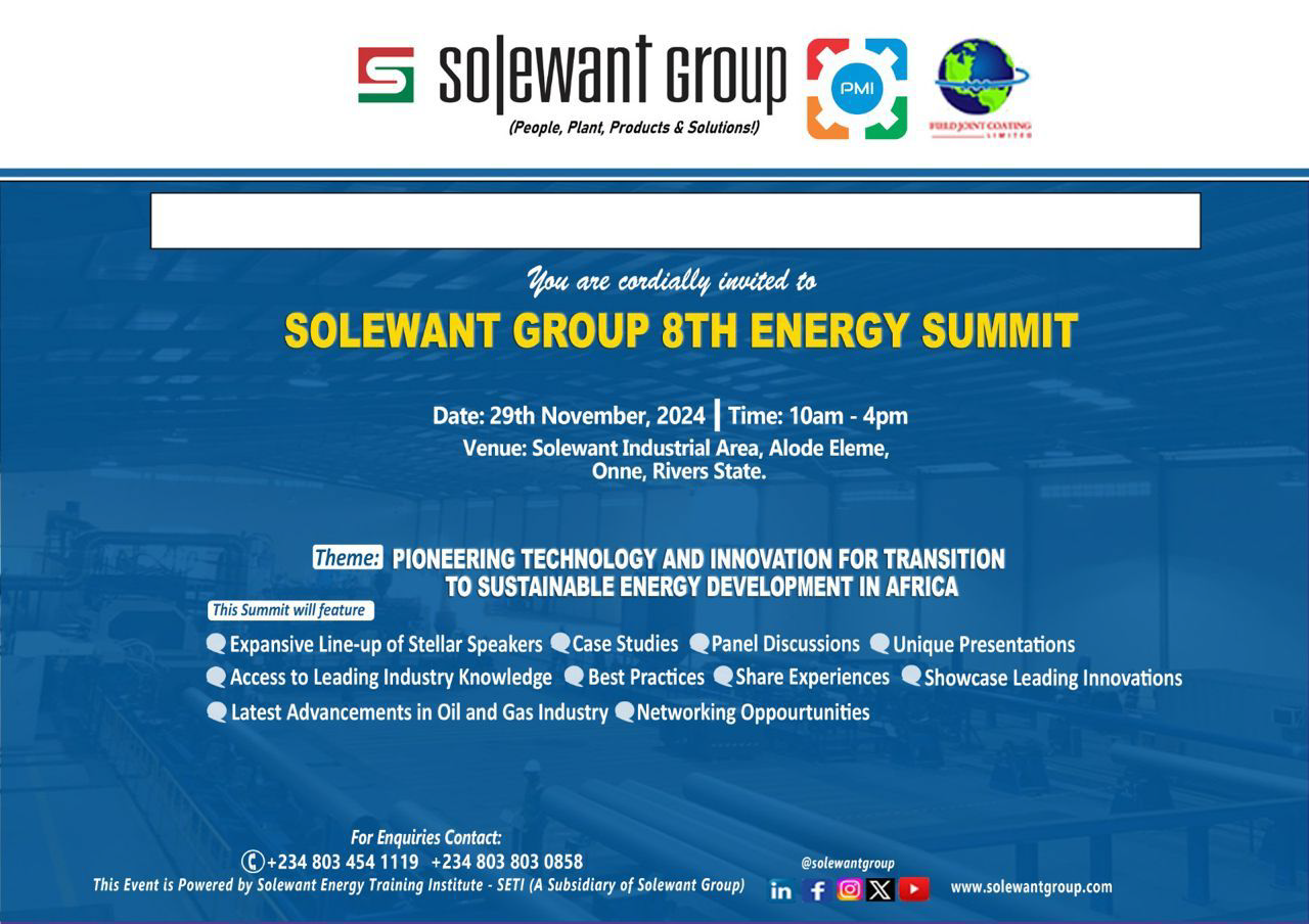 SOLEWANT GROUP 8TH ENERGY SUMMIT