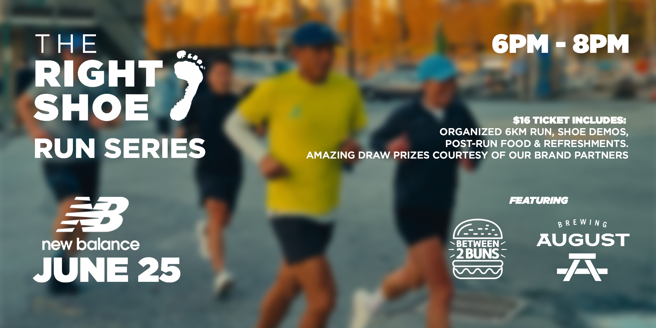 The Right Shoe Summer Evening Run Series June 25 - presented by New Balance