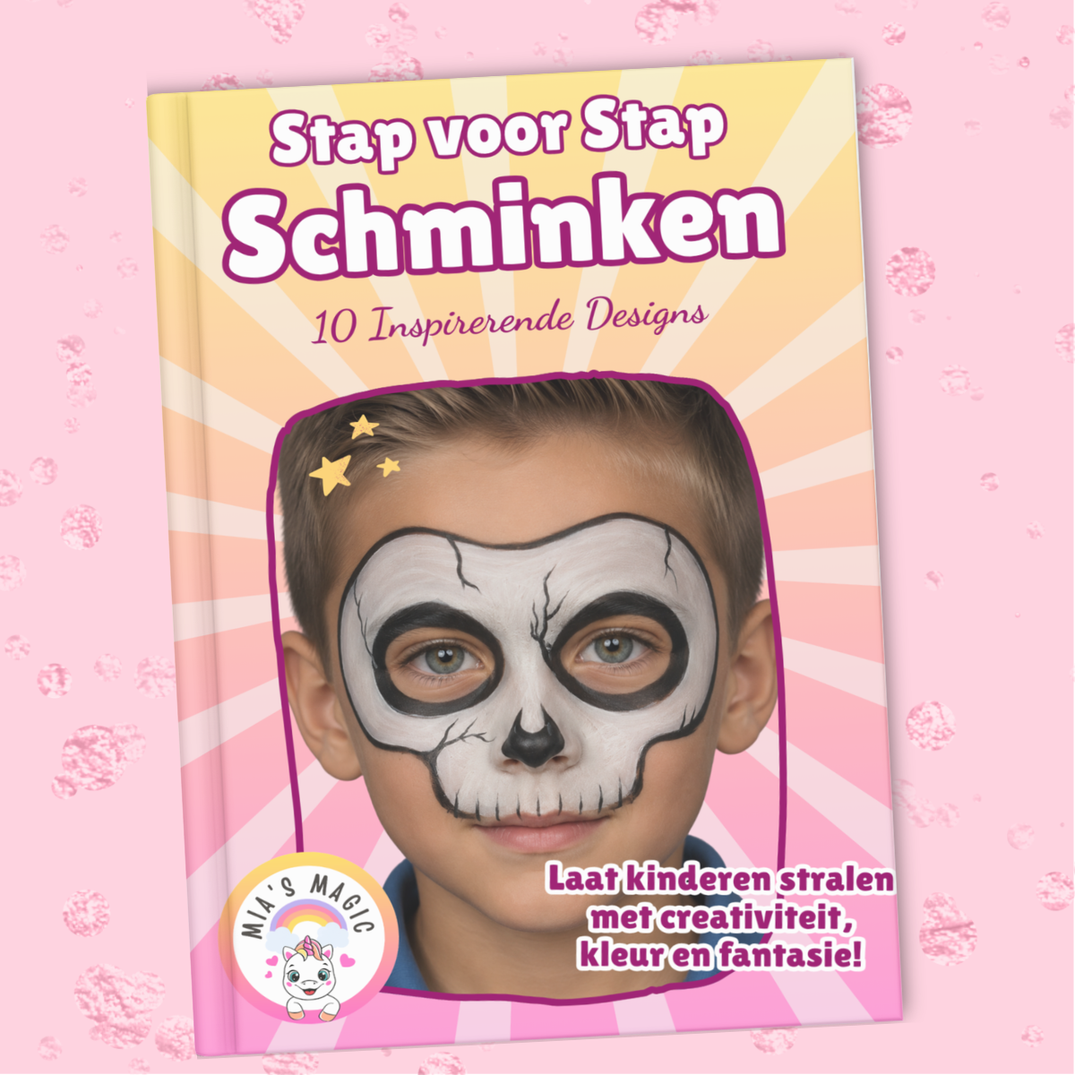Dubbel-dip bloemen schmink op arm – gratis mini-cursus