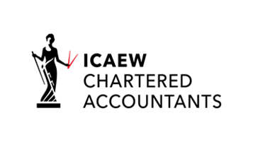 A logo for the Institute of Chartered Accountants in England and Wales. TaxReady is a member firm of the ICAEW.