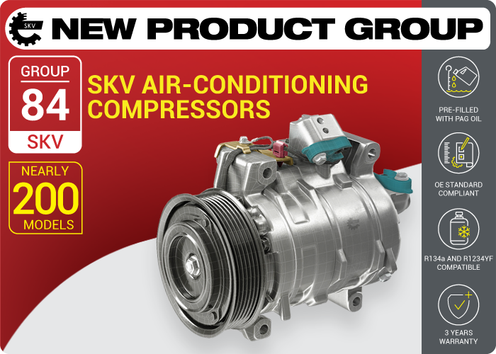 Graphic: SKV Air-conditioning compressors